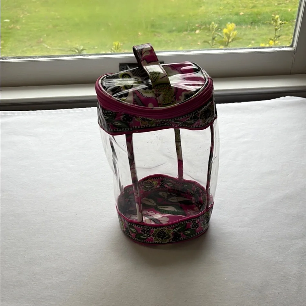 Vera Bradley Pink Floral Makeup Organizer